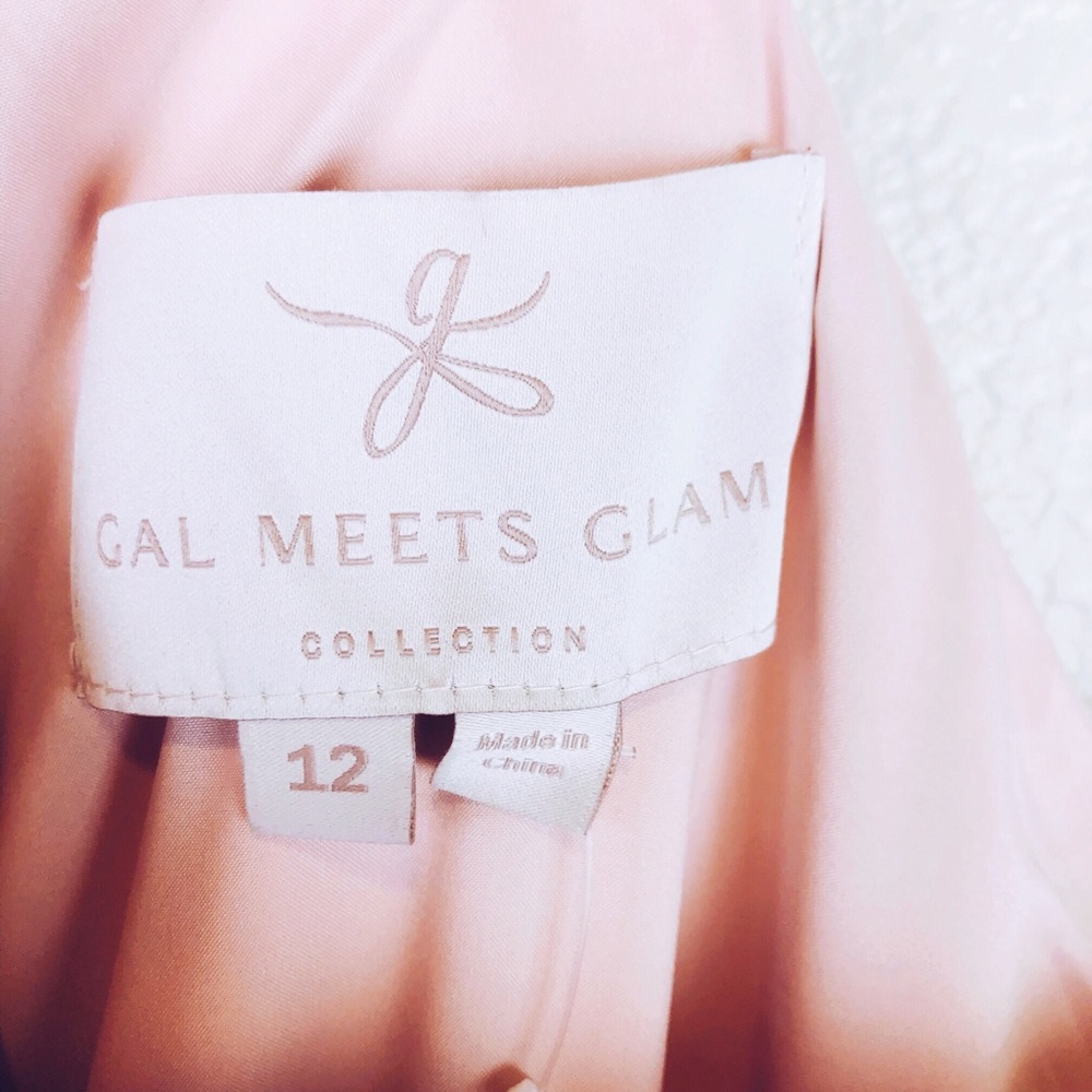 NWT Gal Meets Glam Yvonne Pink Bow Dress - Picture 4 of 7